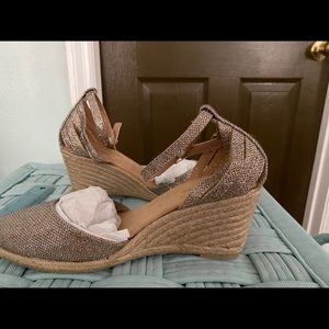 Metallic espadrilles